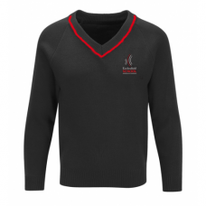 Black V neck Unisex jumper - compulsory