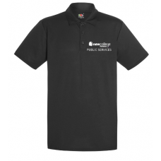 Unisex Polo shirt in black